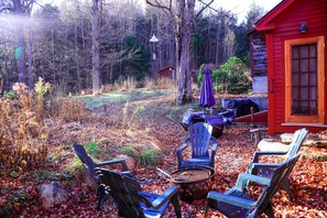Terrace/patio - "Everything  VT"  Getaway Centrally Located:  Ski, Shop, Golf,  Hike, Relax (Andover)