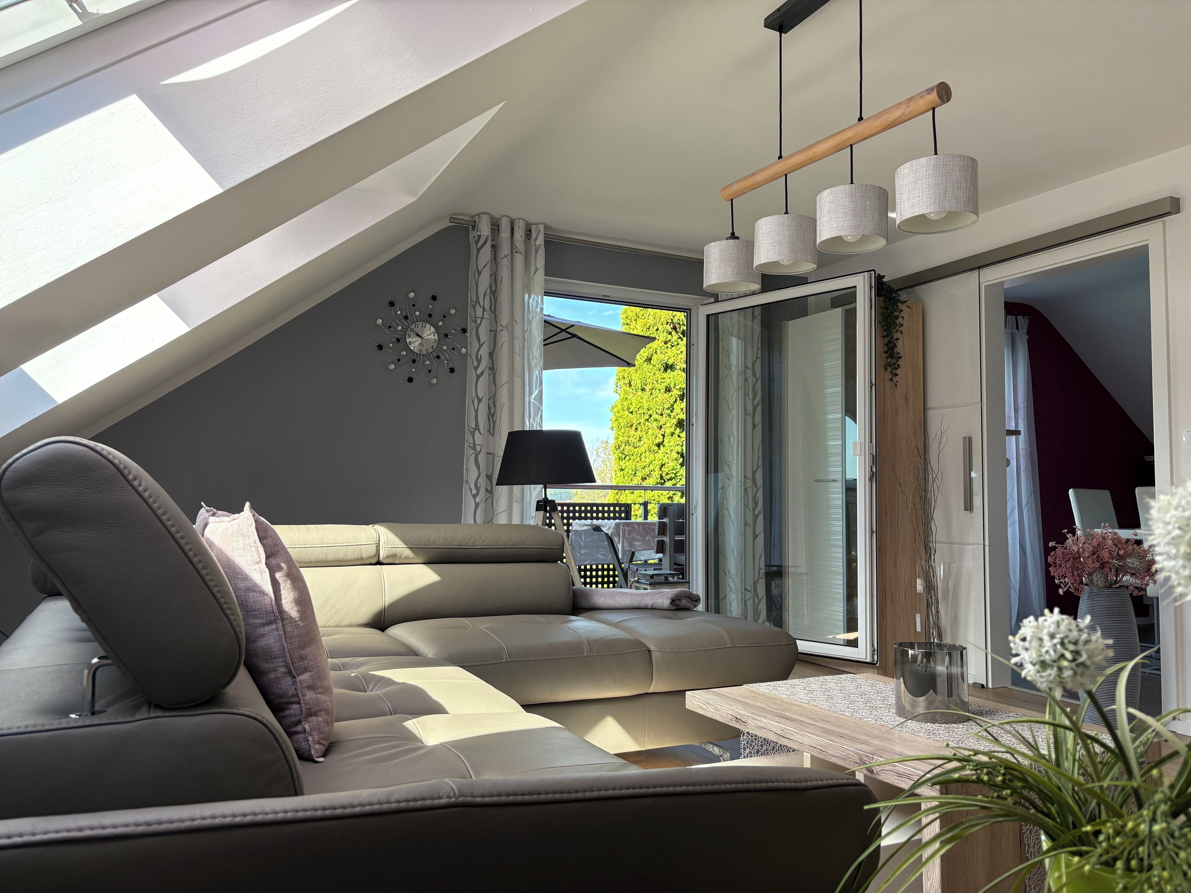 Smart TV, table football, books, music library