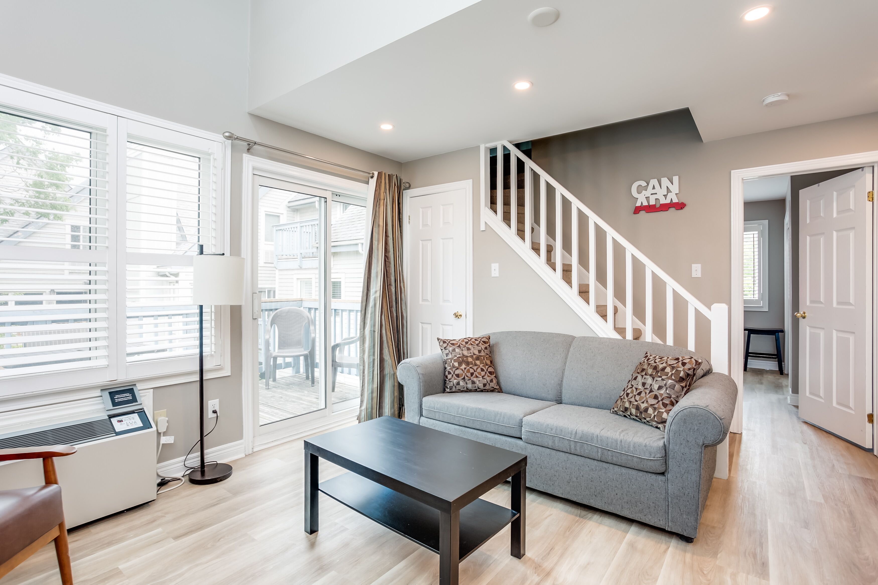 Smart TV, fireplace, video games, books