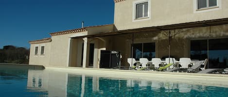 Indoor pool, outdoor pool