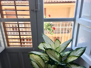 Blick von der Unterkunft