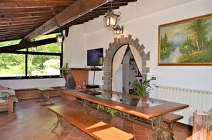 Dining - Tuscan villa with infinity salt private pool and jacuzzi on breathtaking view (Pelago)