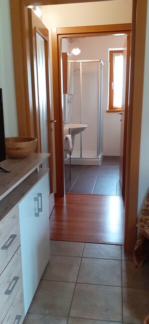 Shower, hair dryer, bidet, towels - Haus Martina by ISA AGENTUR (Bach)