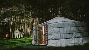 Tent, Shared Bathroom (Yourte Orange) | Exterior - Le Bois Faé (La Bastide)