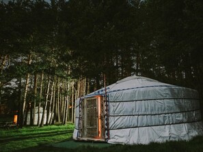 Tent, Shared Bathroom (Yourte Orange) | Exterior - Le Bois Faé (La Bastide)
