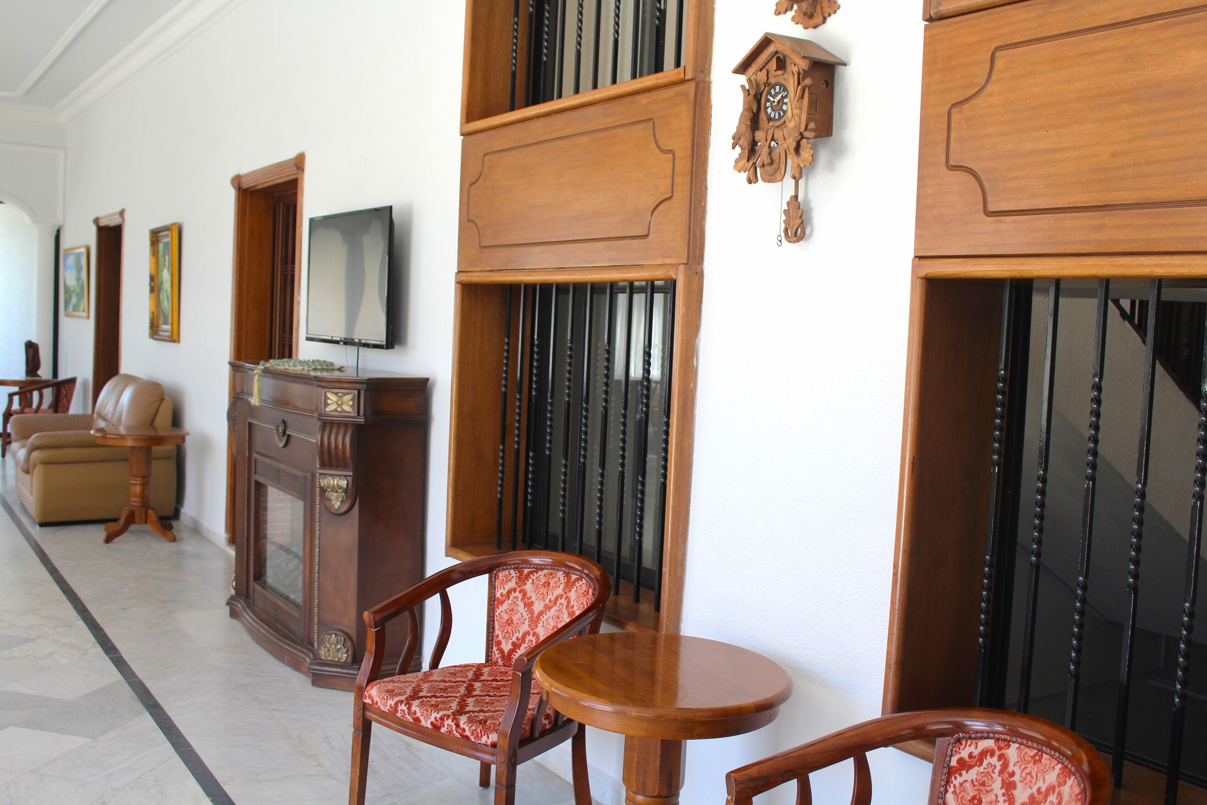 Lobby sitting area