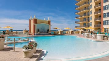 Indoor pool, outdoor pool