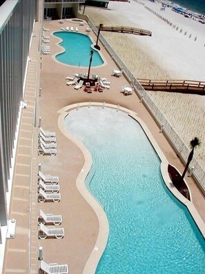 Indoor pool, a heated pool - NEW DISCOUNTS!!! No Crowded Elevator Rides! #306 Park Right Outside Your Door!   (Gulf Shores)