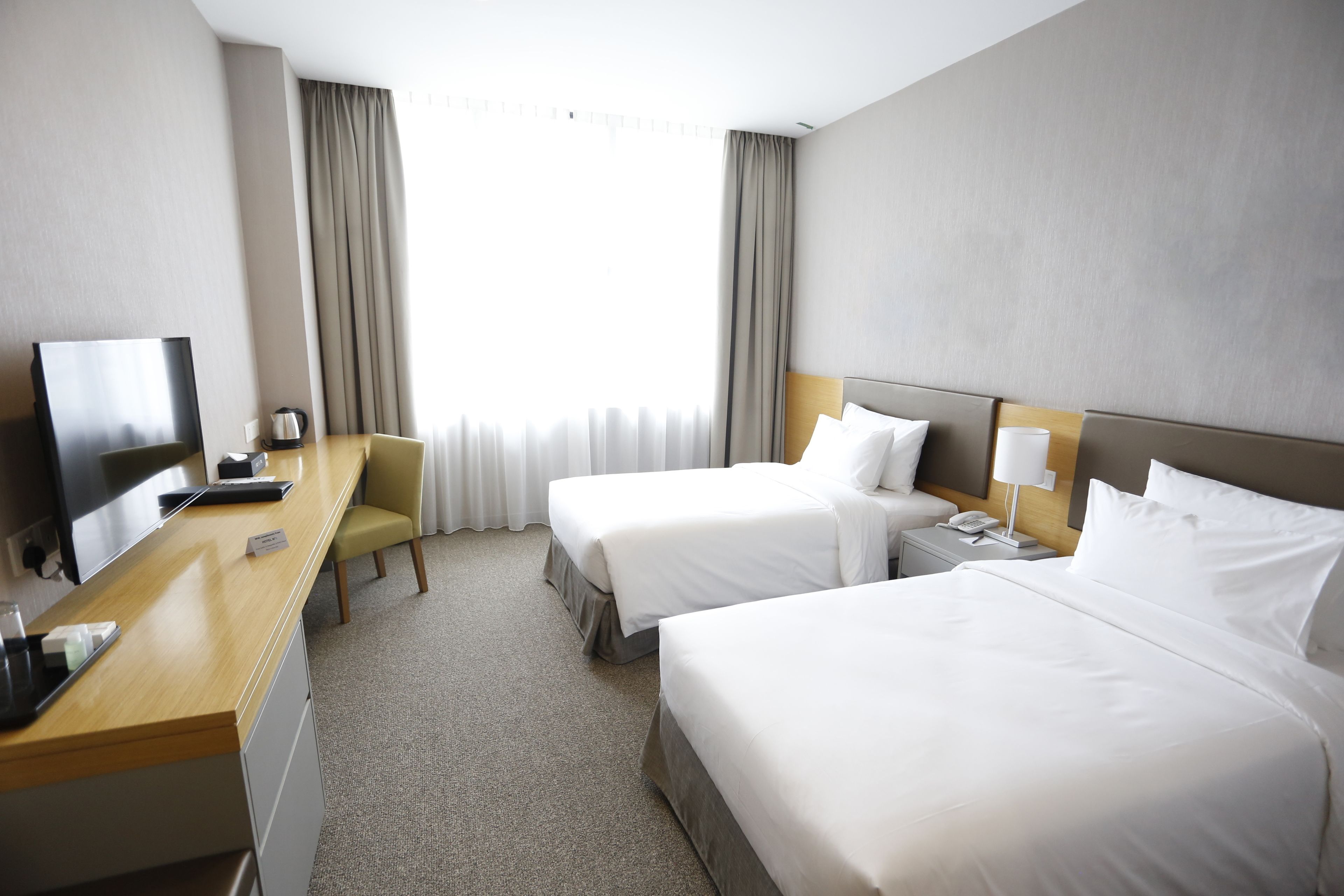 superior twin room | in-room safe, desk, iron/ironing board, free wifi