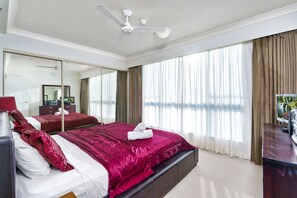 Iron/ironing board, cots/infant beds, rollaway beds, wired Internet - Crown Towers Resort Private Apartments (Surfers Paradise)