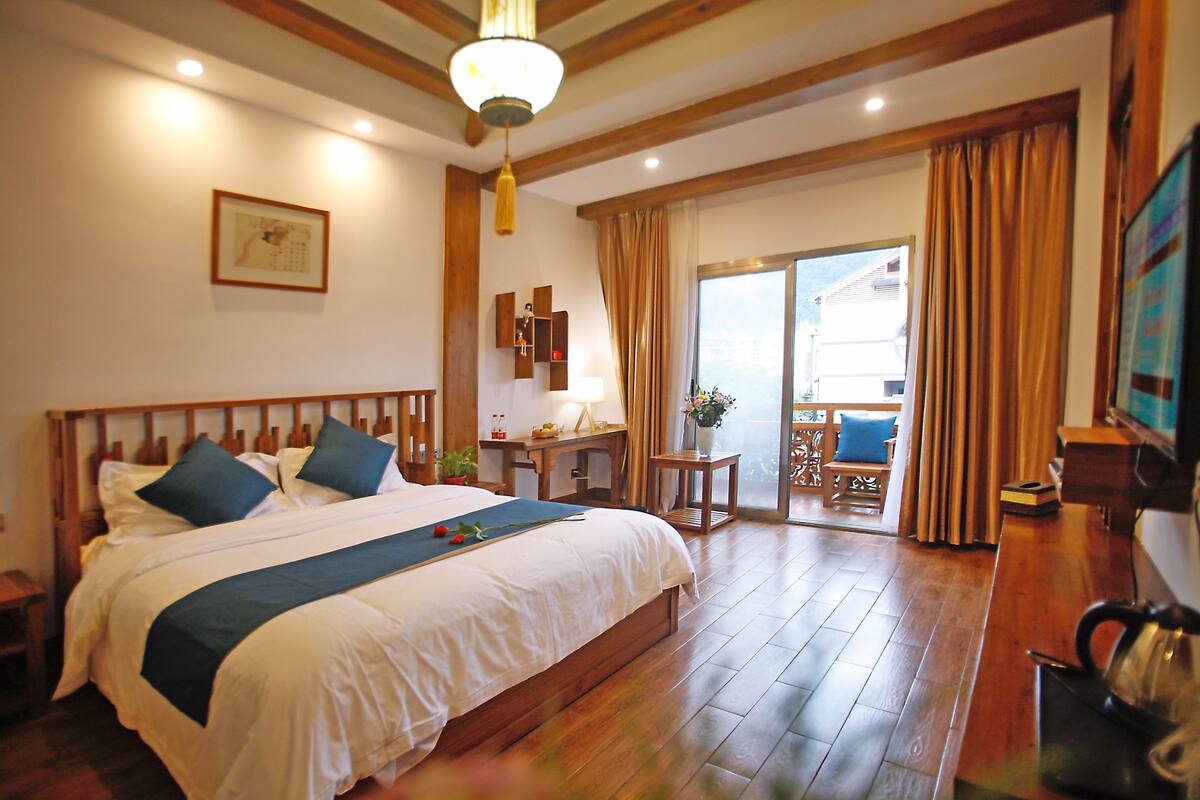 Chambre Double, balcon