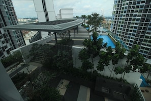 Balcony view - Sinar Rasa Homestay at I-Soho, I-City (Shah Alam)