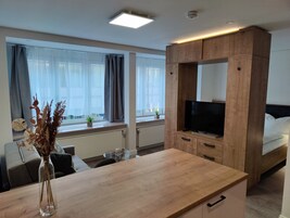 Studio, Private Bathroom, City View | Room amenity