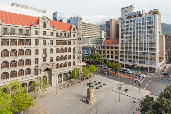 Blick von der Unterkunft