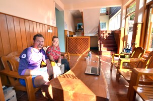 Zona de estar del vestíbulo