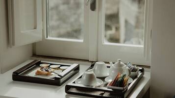 Panoramic-Doppelzimmer, mit Bad (Belvedere) | Essen und Trinken