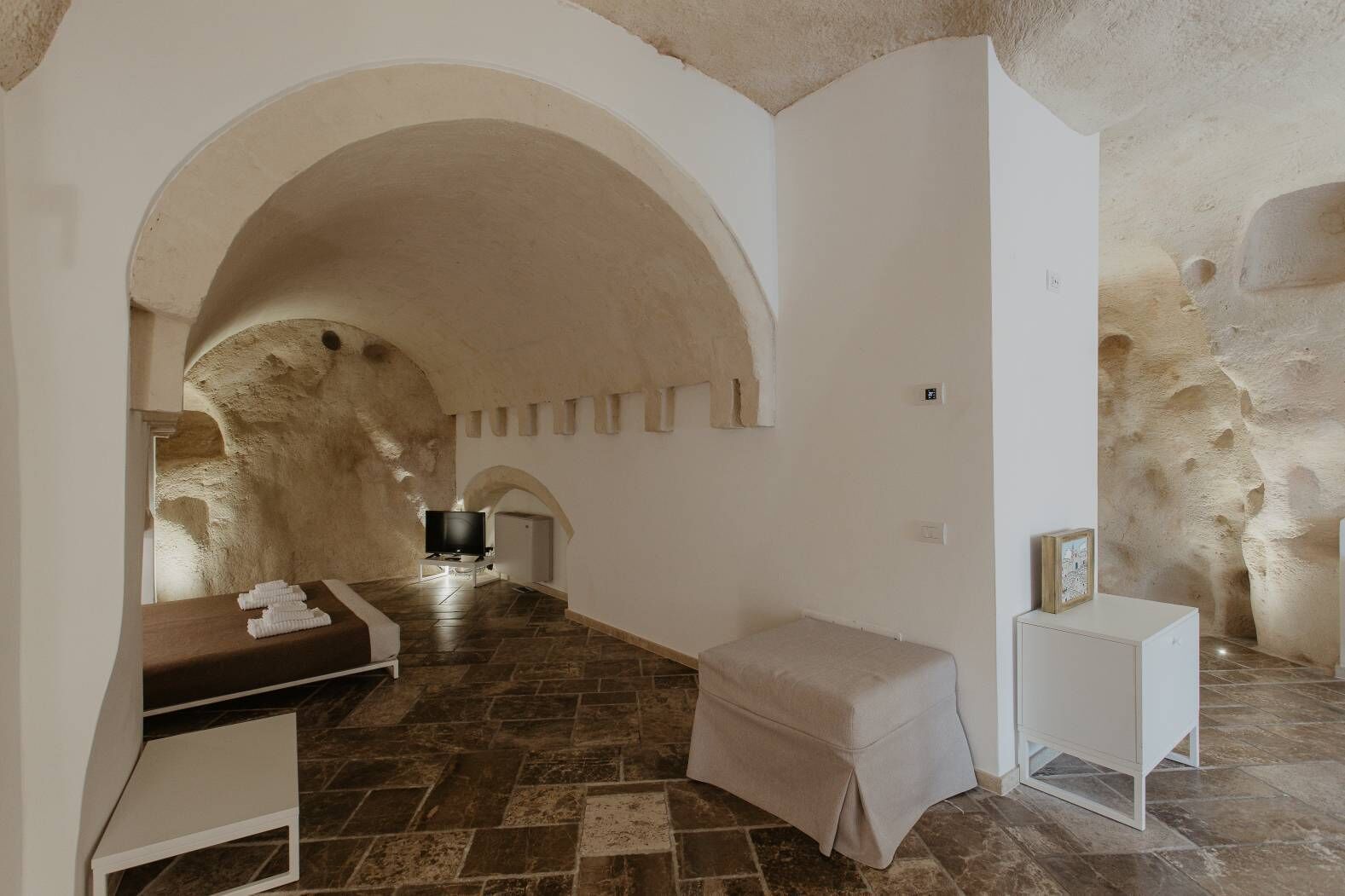 Suite, salle de bains attenante, vue ville (La Cava) | Intérieur