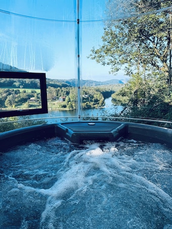 Hidromassagem externa. Cabanes et Lodges du Belvedere