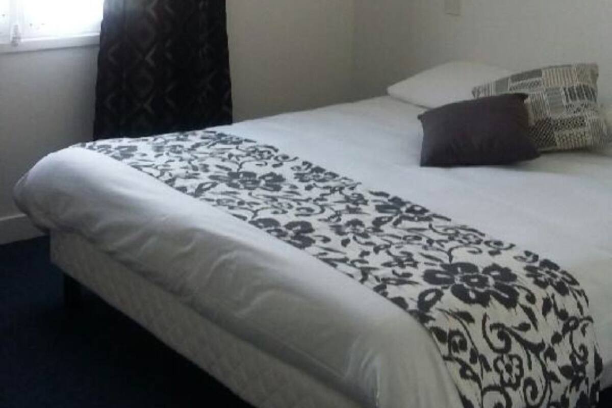 Individually decorated, individually furnished, desk, iron/ironing board