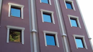 Overnatningsstedets facade