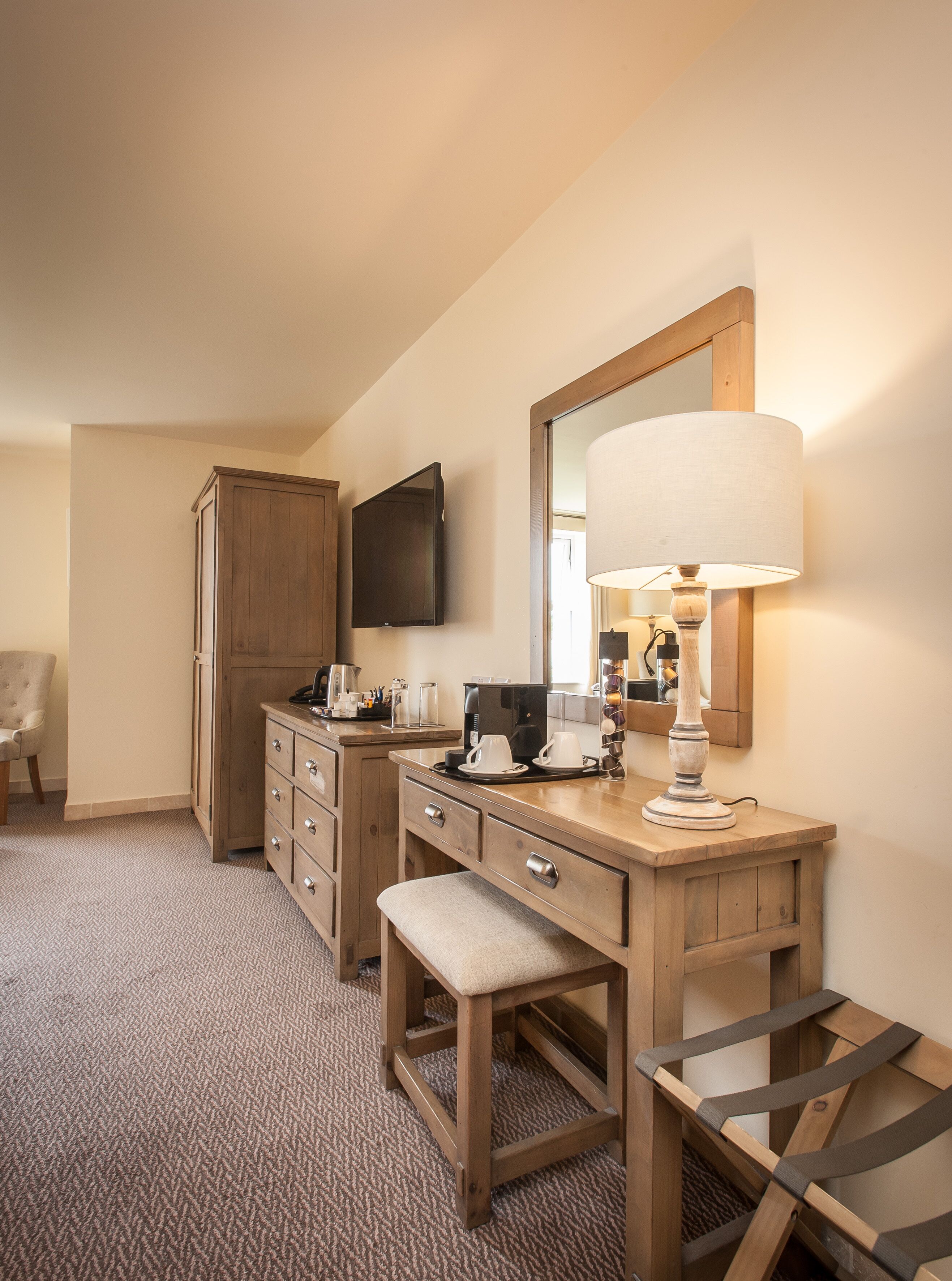 desk, soundproofing, iron/ironing board, free cots/infant beds