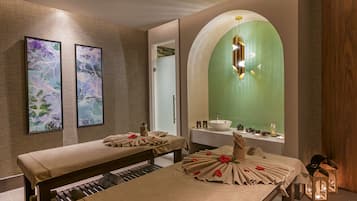 Turkish bath, body treatments, aromatherapy, hot stone massages