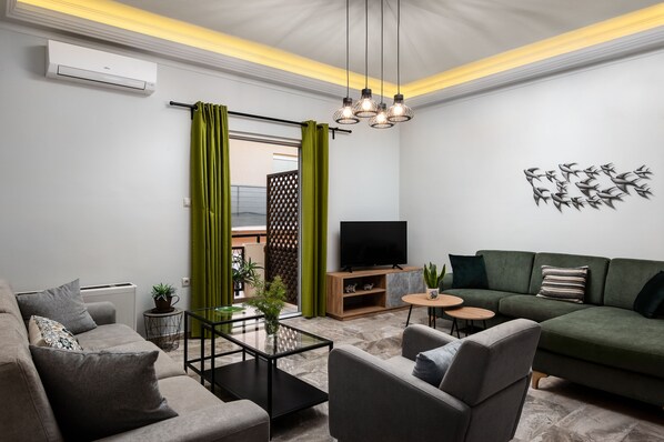 Living room - Dreamy Holidays Apartments - Adults Only (Chania)