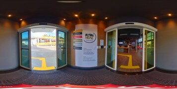 Interior entrance