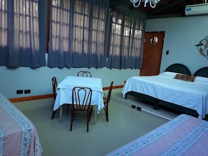 1 bedroom, desk, iron/ironing board, rollaway beds