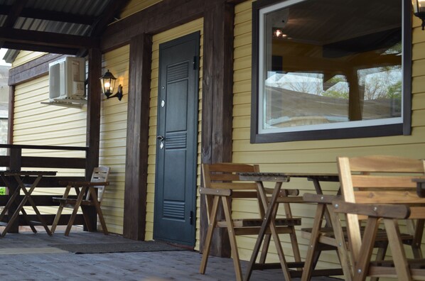 Entrada de la propiedad