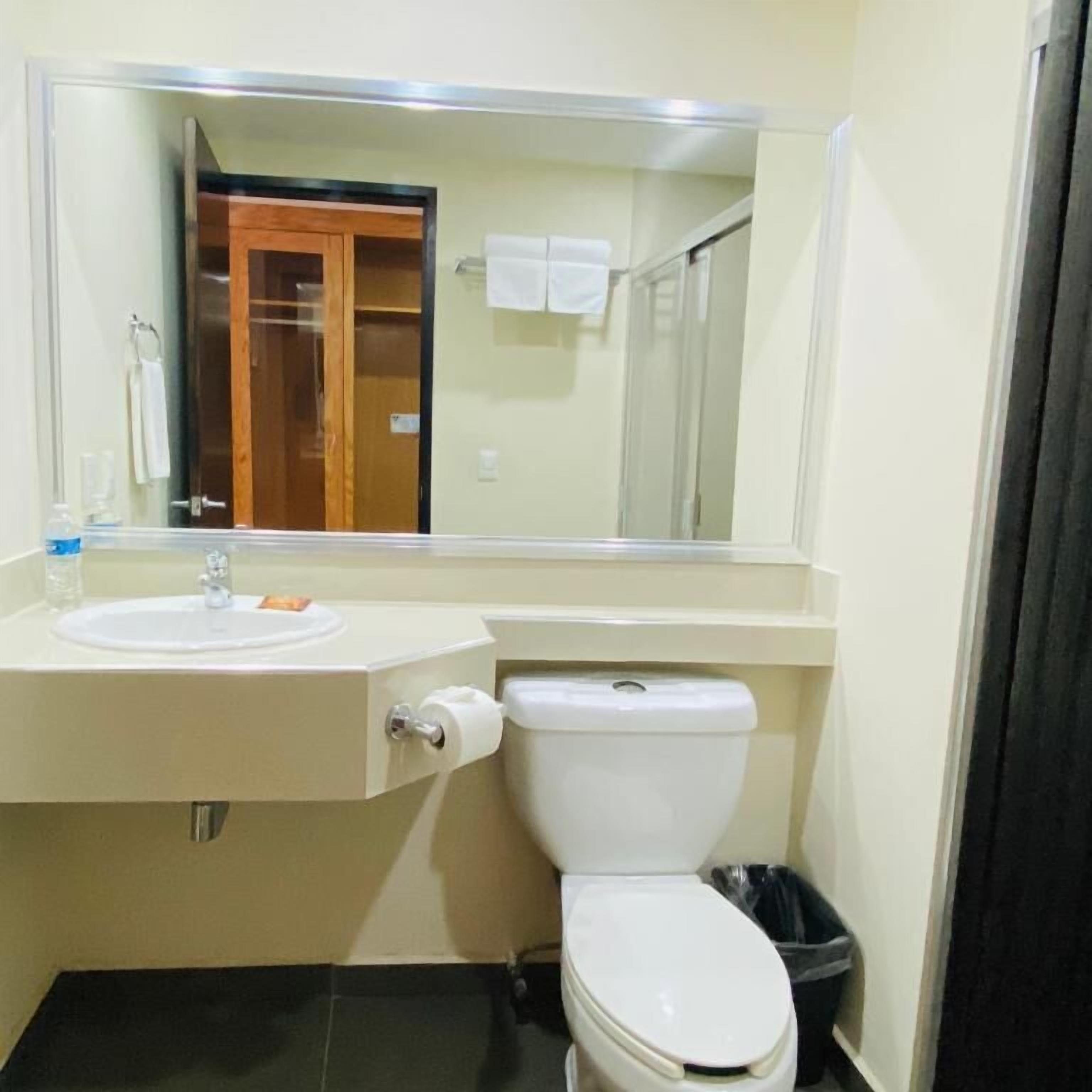 standard room, 1 king bed | bathroom | shower, free toiletries, towels, soap