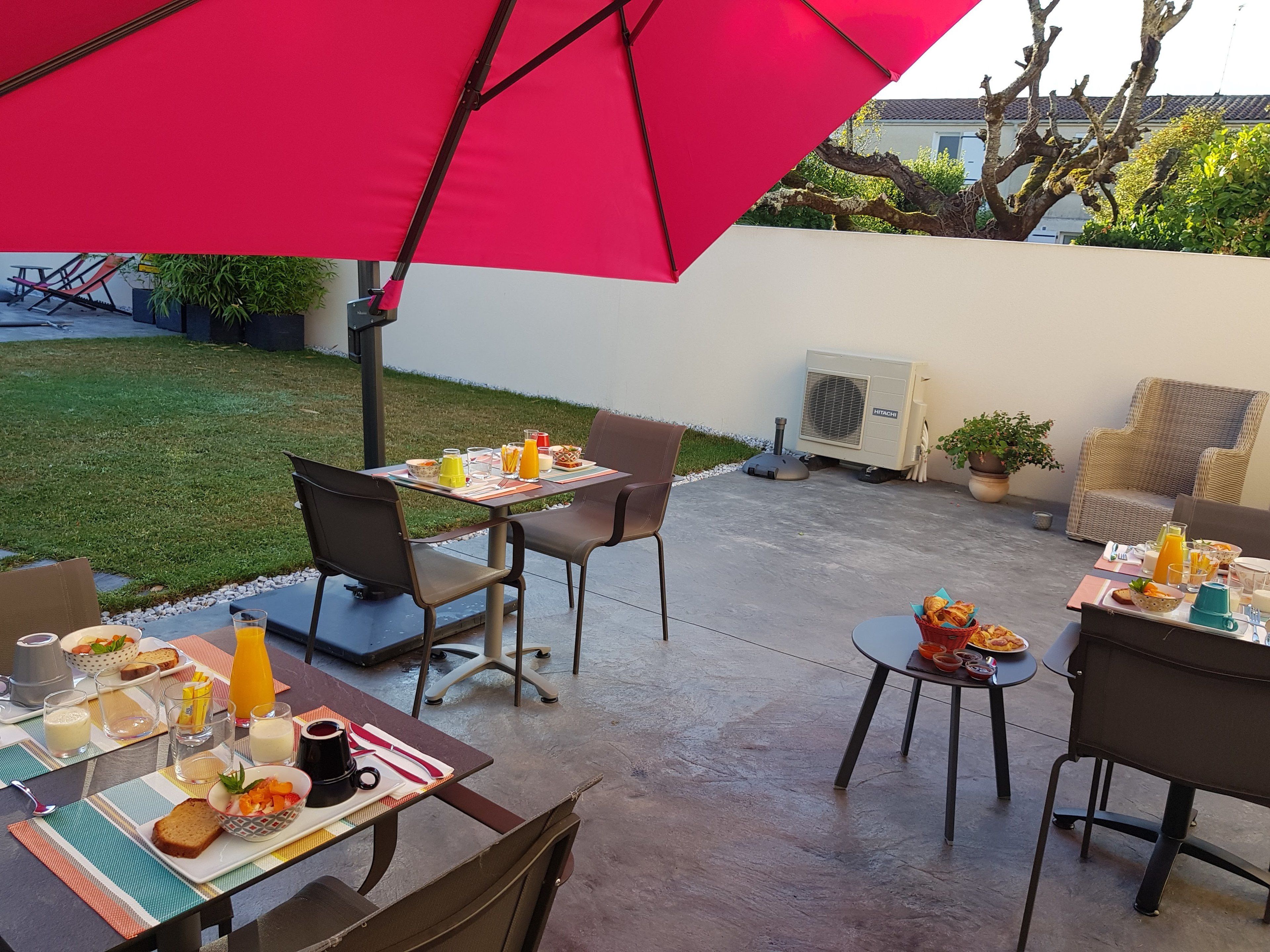 Petit déjeuner continental compris tous les jours