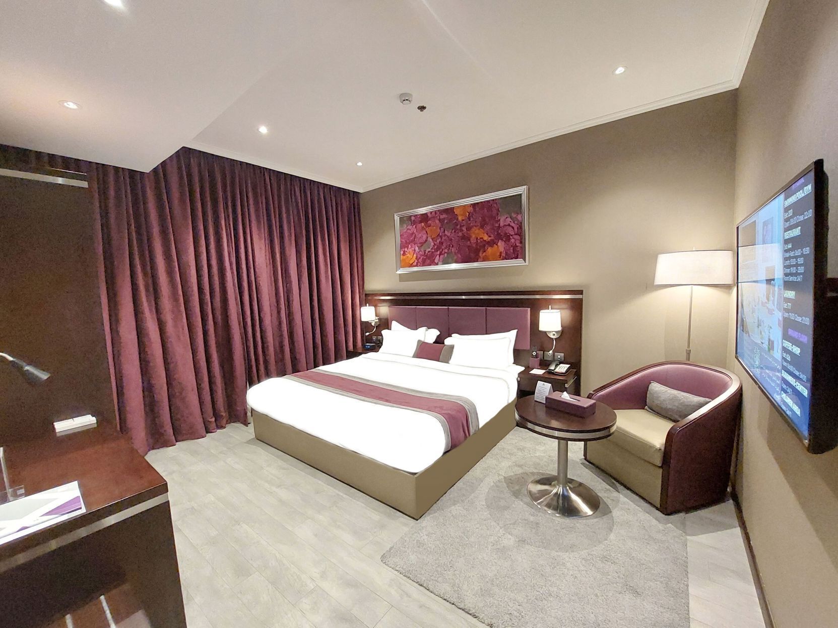 Minibar, caja fuerte, cortinas opacas y sistema de insonorización
