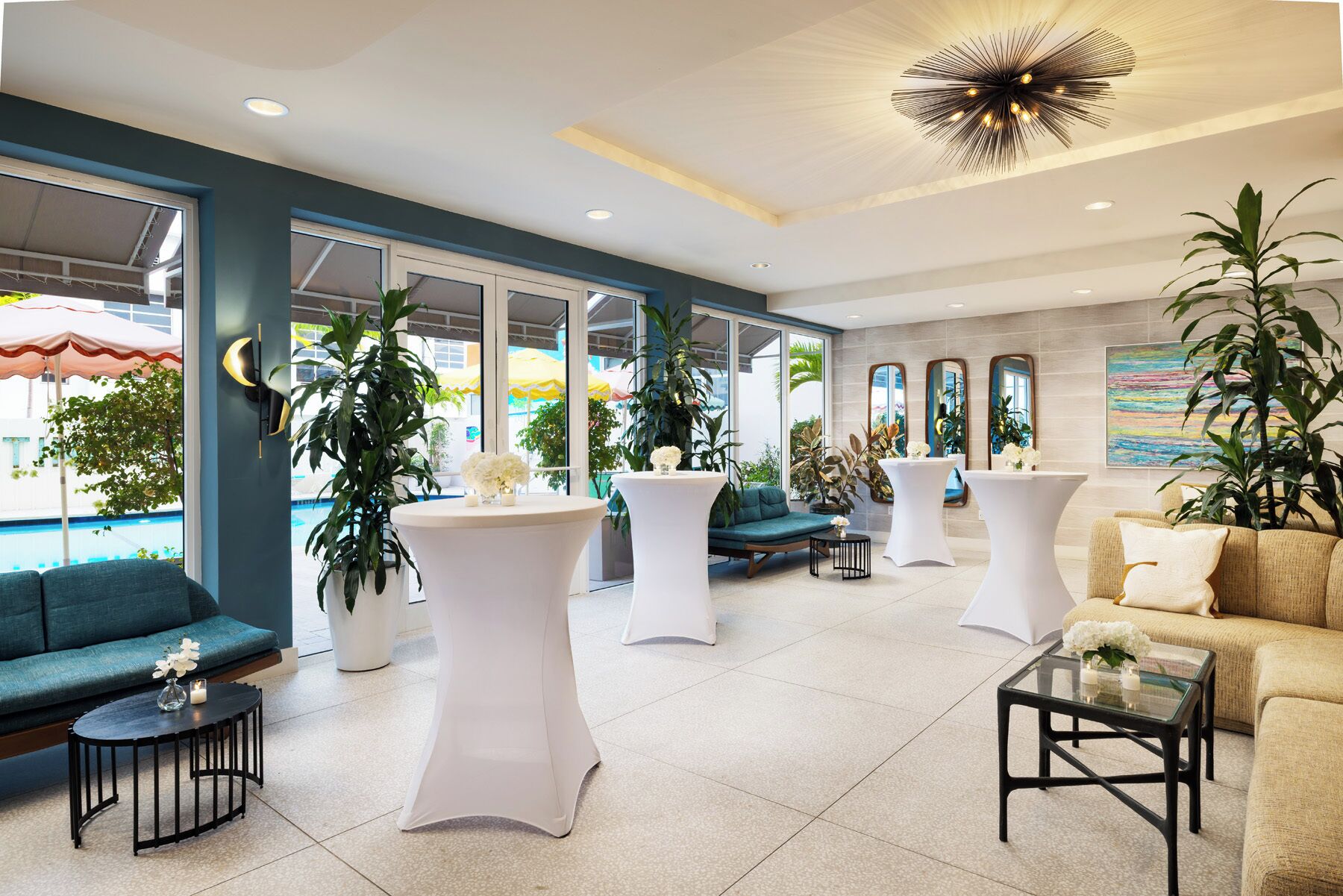 Khu tiếp khách ở sảnh