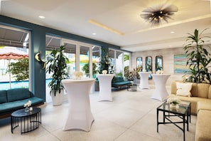 Sittområde i lobbyn