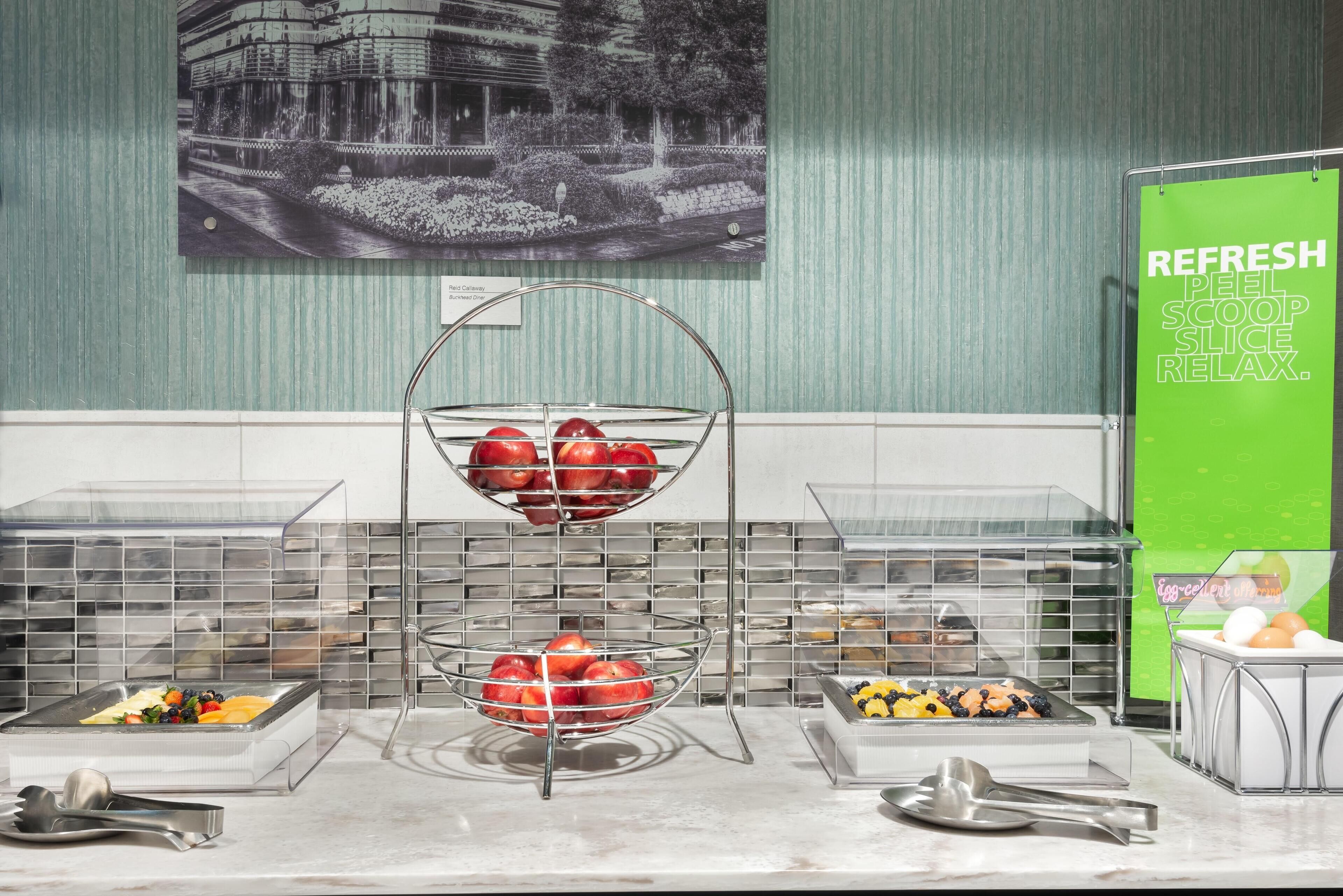 Free daily on-the-go breakfast