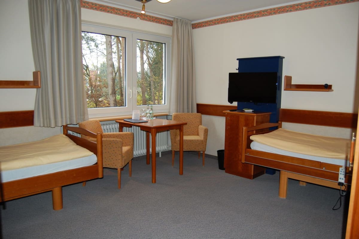 Standard Double Room, 2 Single Beds, Accessible | In-room safe, rollaway beds, free WiFi, bed sheets