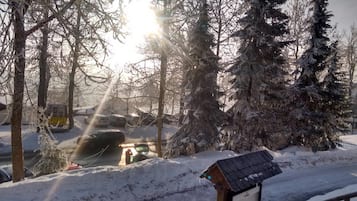 Blick von der Unterkunft