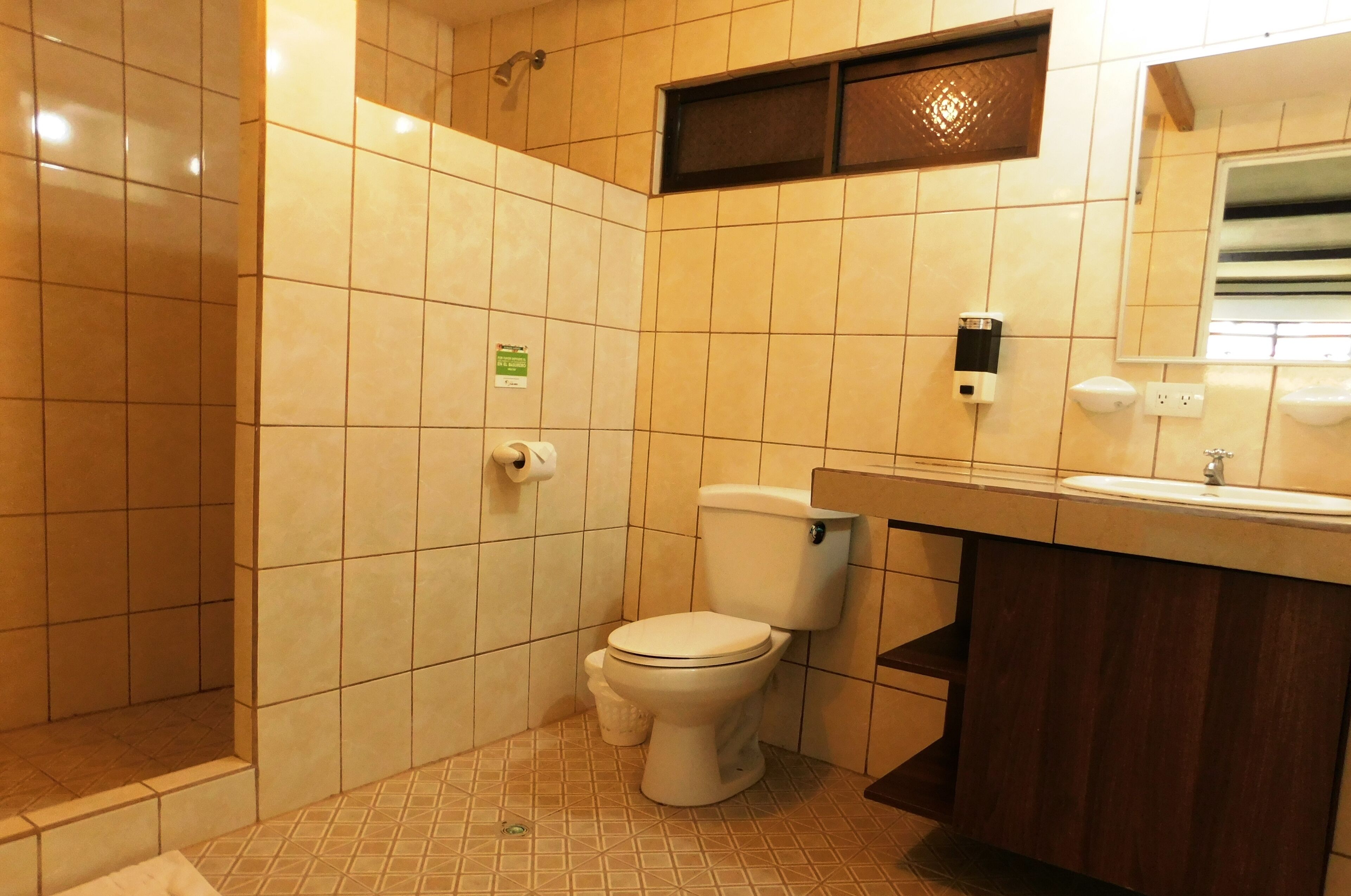 standard double room single use, 1 bedroom, accessible | bathroom | rainfall showerhead, free toiletries, towels, soap