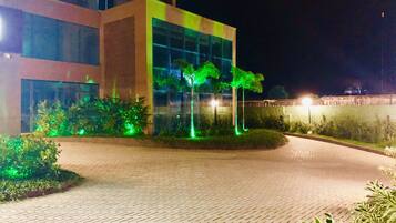 Front of property – evening/night