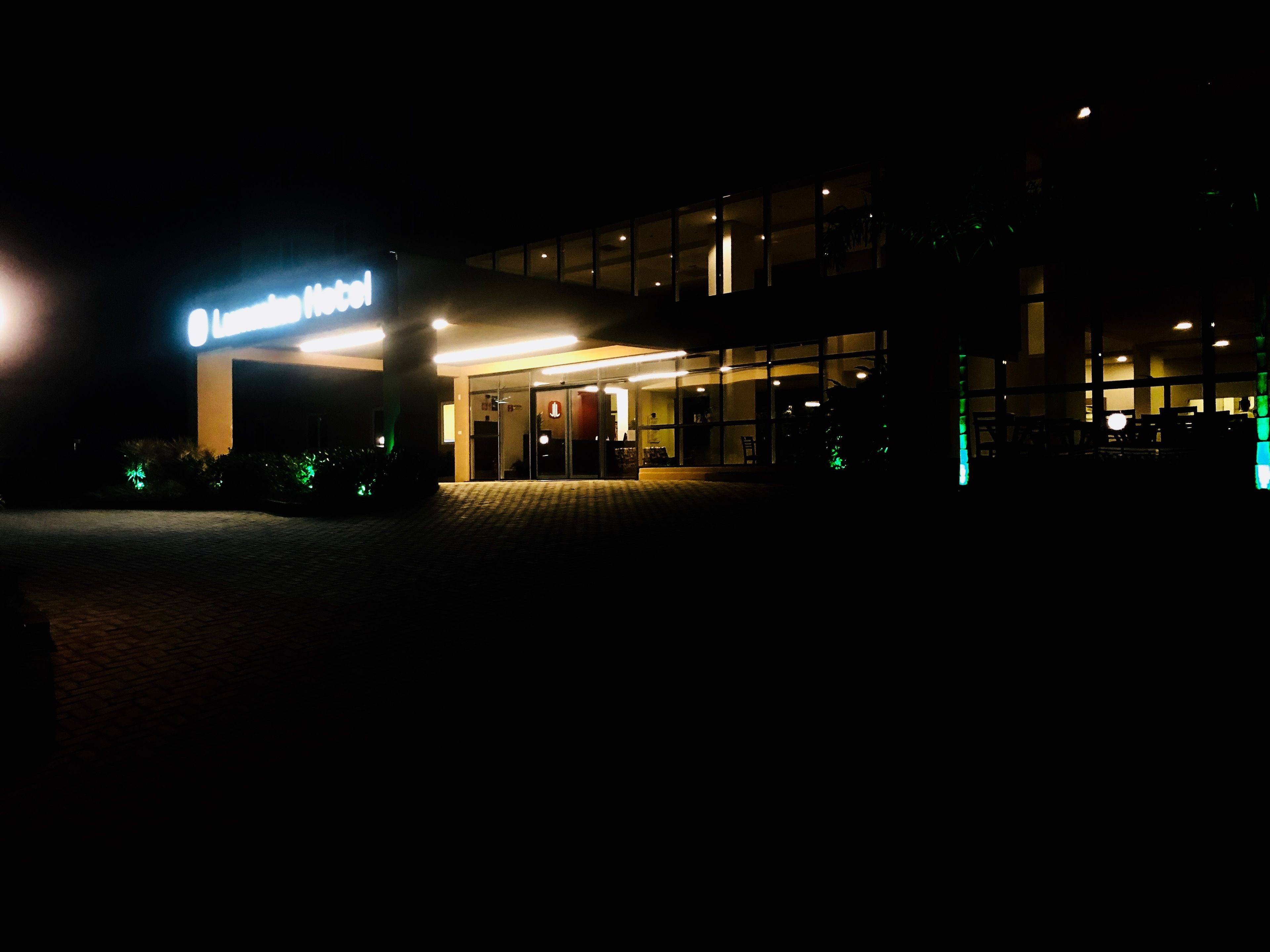 front of property – evening/night