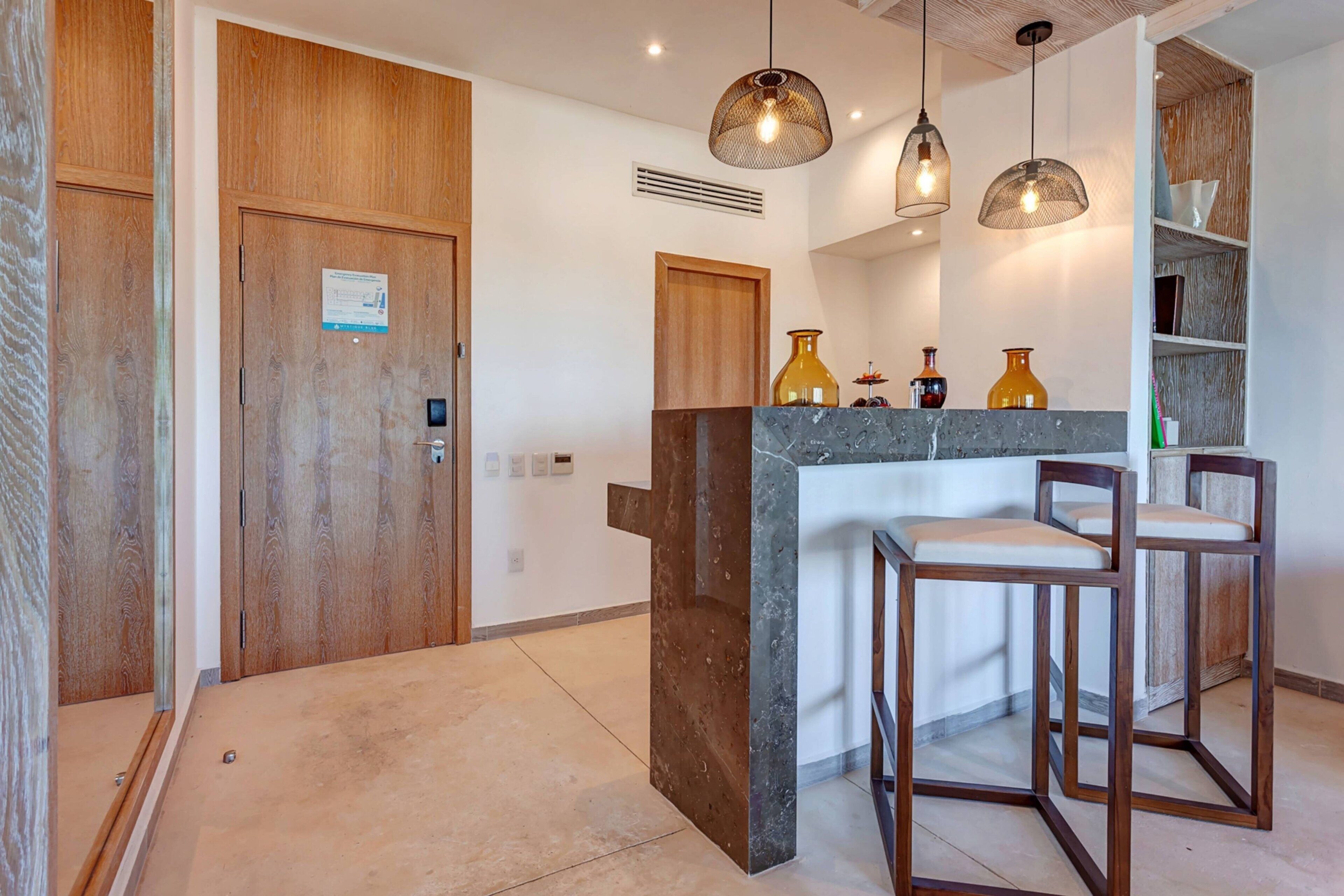 presidential ocean front one bedroom suite | minibar, in-room safe, blackout curtains, iron/ironing board