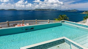 An infinity pool - Rhapsody: Luxury! Sunset Views! Full AC! Pool! (St. John)