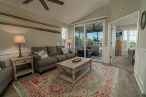 TV, DVD player, books - Perfect Vaca Gulf view villa close to Pool and Restaurants on Resort!  B3522A (Cape Haze)