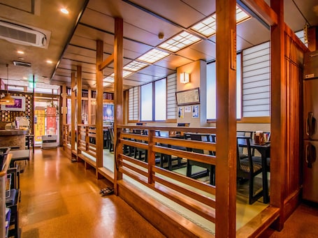 Breakfast and dinner served, Japanese cuisine