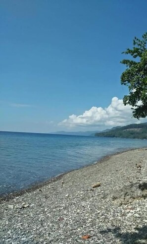 Private beach
