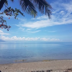 Private beach