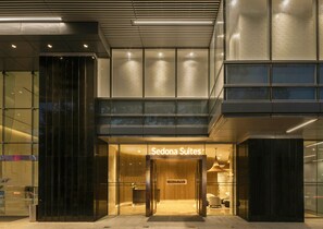 Façade de l’hébergement