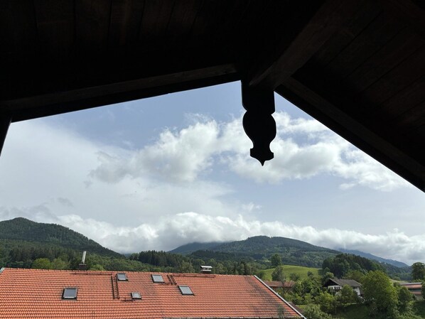 Blick von der Unterkunft