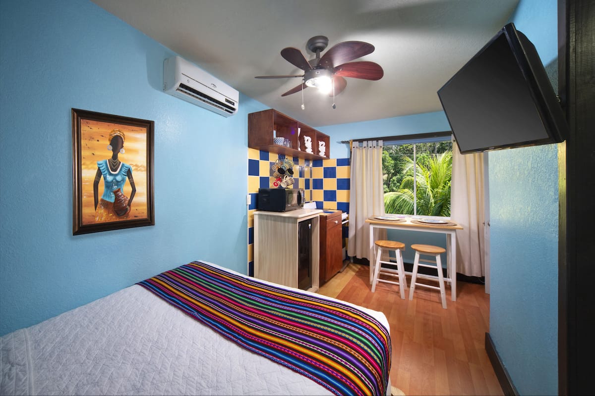 Economy Studio, 2 Single Beds, Kitchen, Park View | Premium bedding, in-room safe, desk, blackout curtains